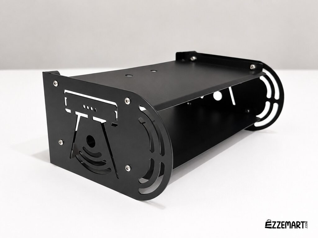 Premium Metal Router Stand with Cut-Out Design