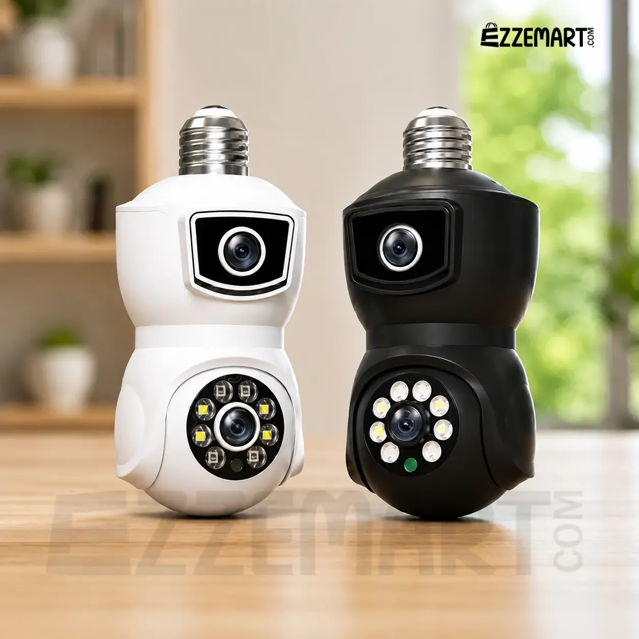 V380 E9 Dual Lens Bulb PTZ IP Camera V380 E9 Dual Lens Bulb PTZ IP Camera
