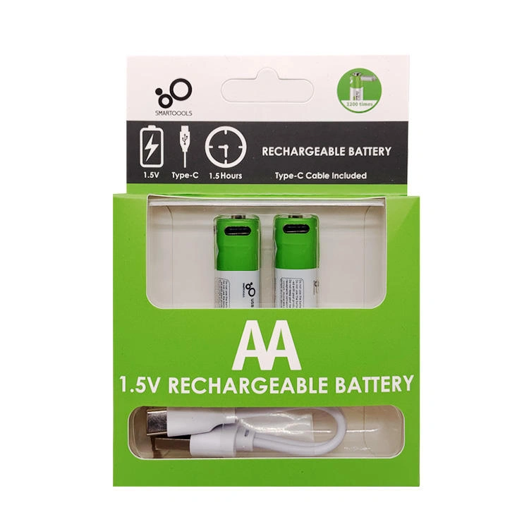 SmarToools AA 1.5V 2600mWh Rechargeable Battery ( 2 Pcs Set)