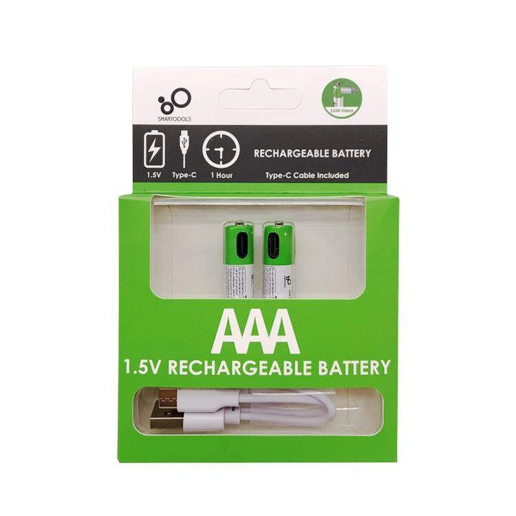 SmarToools AAA 1.5V 750 mWh Rechargeable Battery (2Pcs Set)