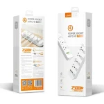 LDNIO SC4408 2500W 4 Socket & 4 USB Port Power Strip