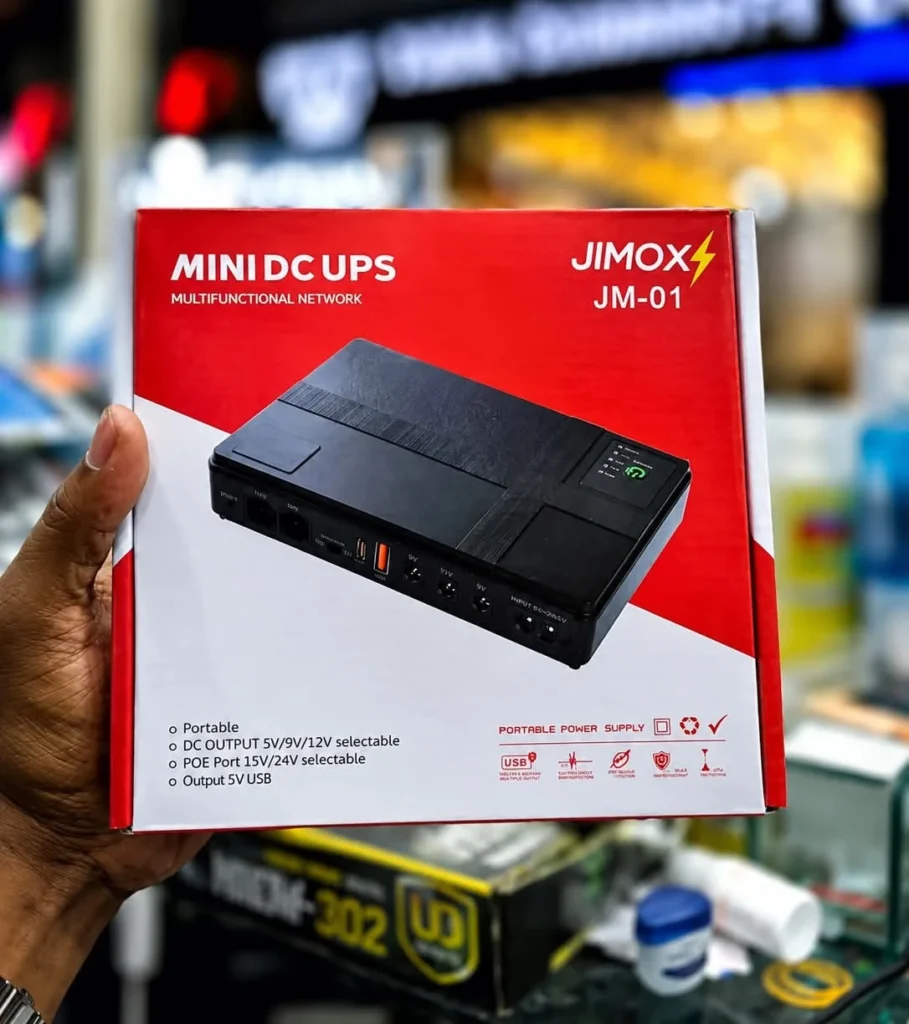 JIMOX JM-01 Multi-Output Mini UPS