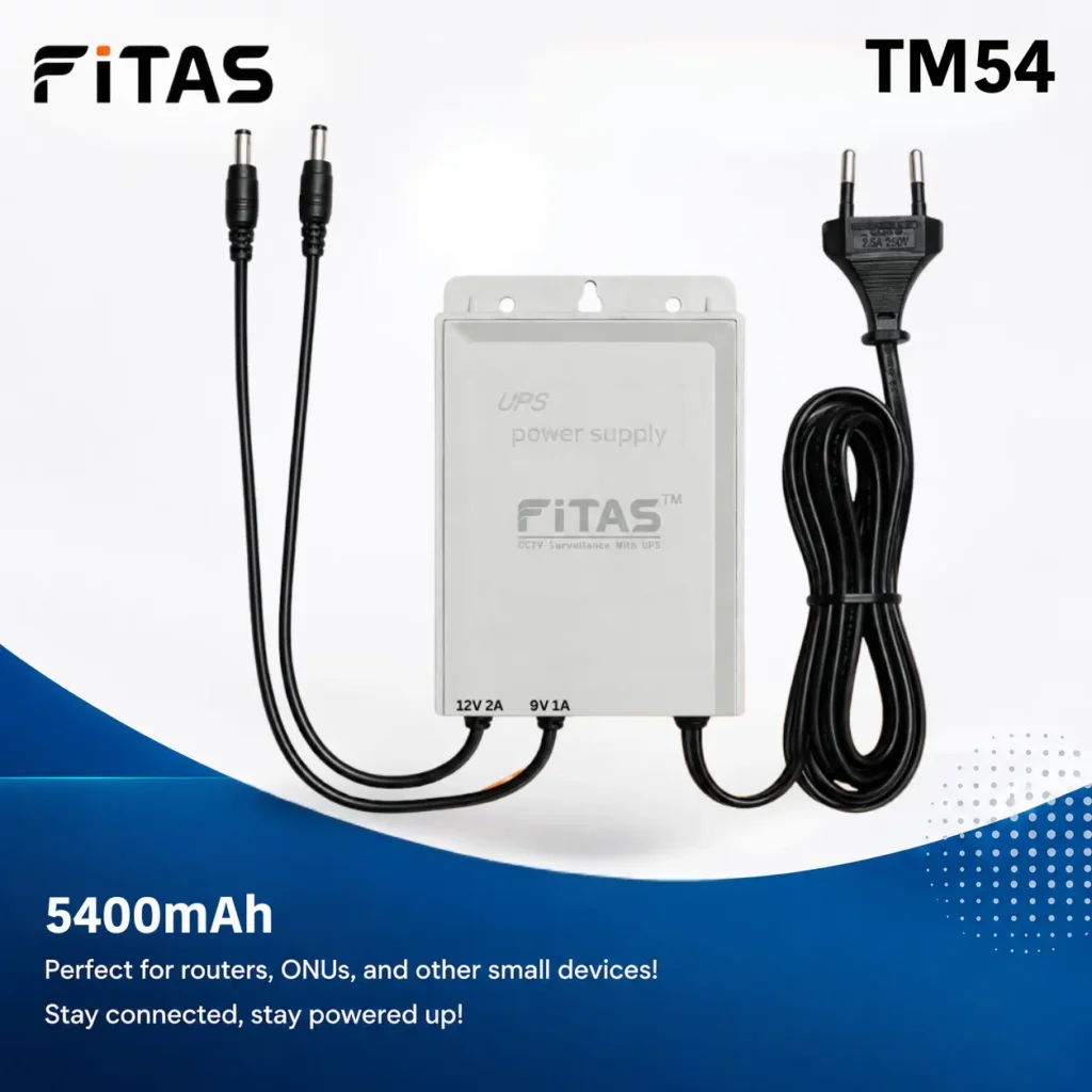 TM54 5400mAh DC Mini UPS