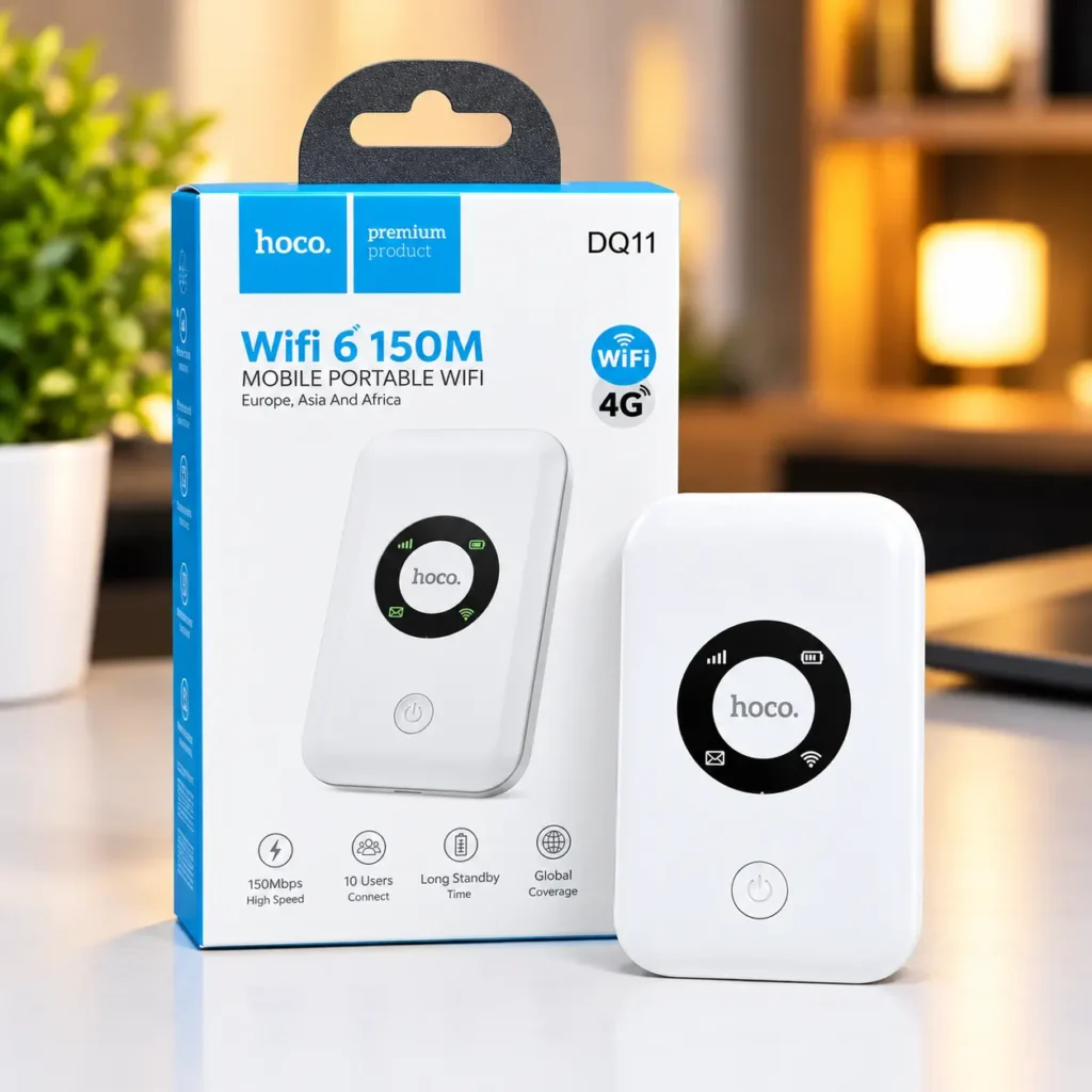 Hoco DQ11 4G Pocket Router WiFi 6